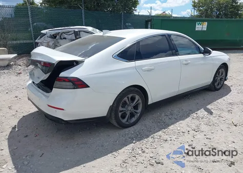 2023 Honda Accord Hybrid Ex-L из США, поврежденный, VIN 1HGCY2F6XPA001093